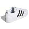Adidas Grand Court Base 'White Black' (Unisex) Cloud White / Core Black / Dark Blue Skate Shoes EE7904