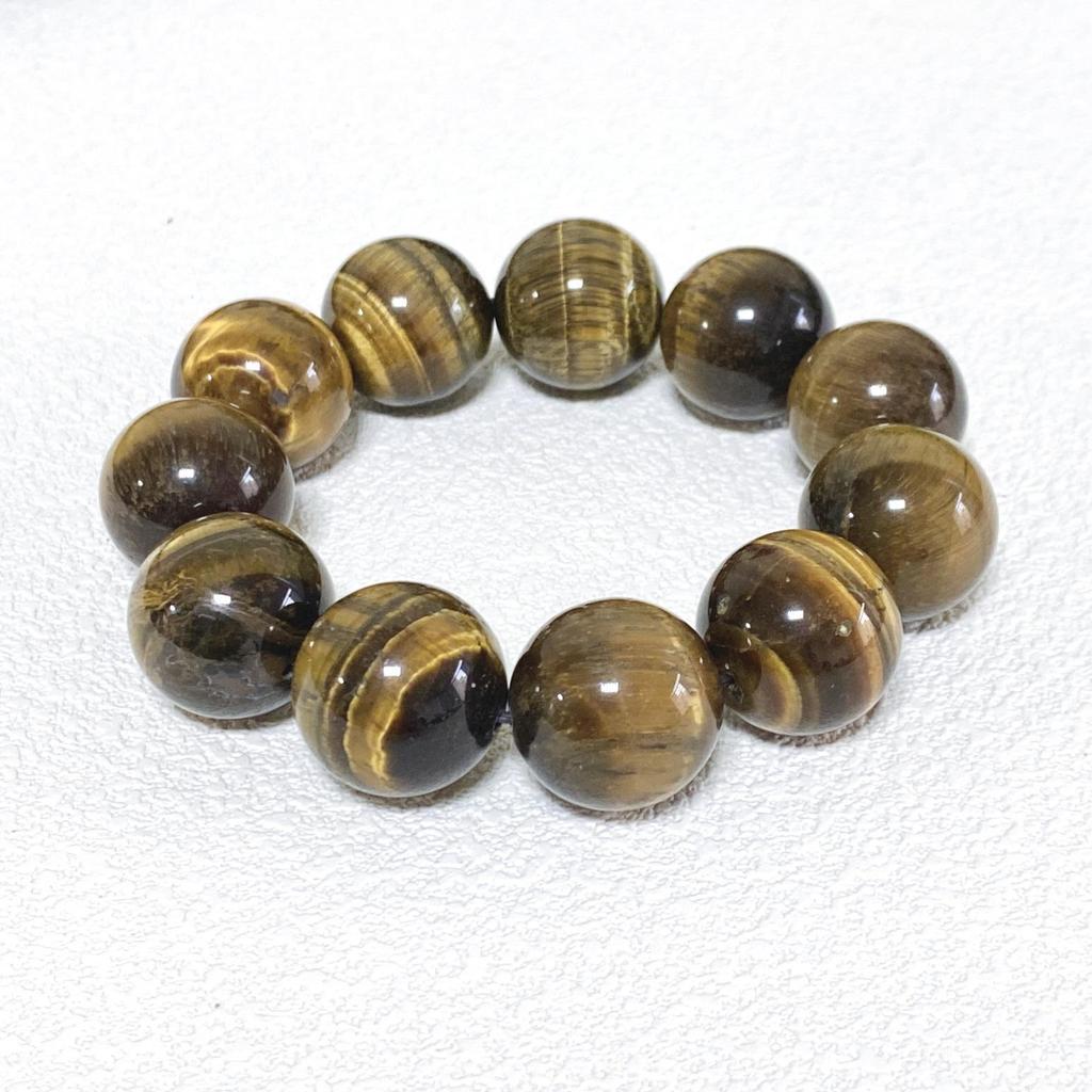 Gele Tijgeroog Steen Armband voor Mannen en Vrouwen – Modieuze Kristallen Cadeau Armband