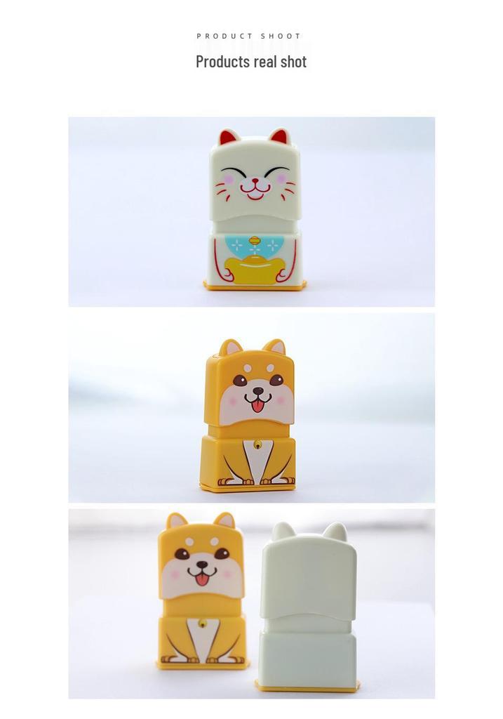 Custom Waterproof Name Stamp and Sticker Set for Children