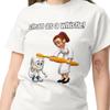 Clean As a Whistle Tooth Brainrot T-shirt, Funny Cute Meme Shirt, Silly Ironic Gifts, Gen Z Humor, Gift for Best Friend