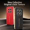 For Redmi Note 15 15 Pro 15 ProPlus Premium Electroplated Lychee-textured Phone Case That’s Shockproof and Fingerprint-resistant