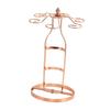 2 in 1 Wine Rack Stemware Storage And Display 6 Glasses Bottle Unique Iron Goblet Drying