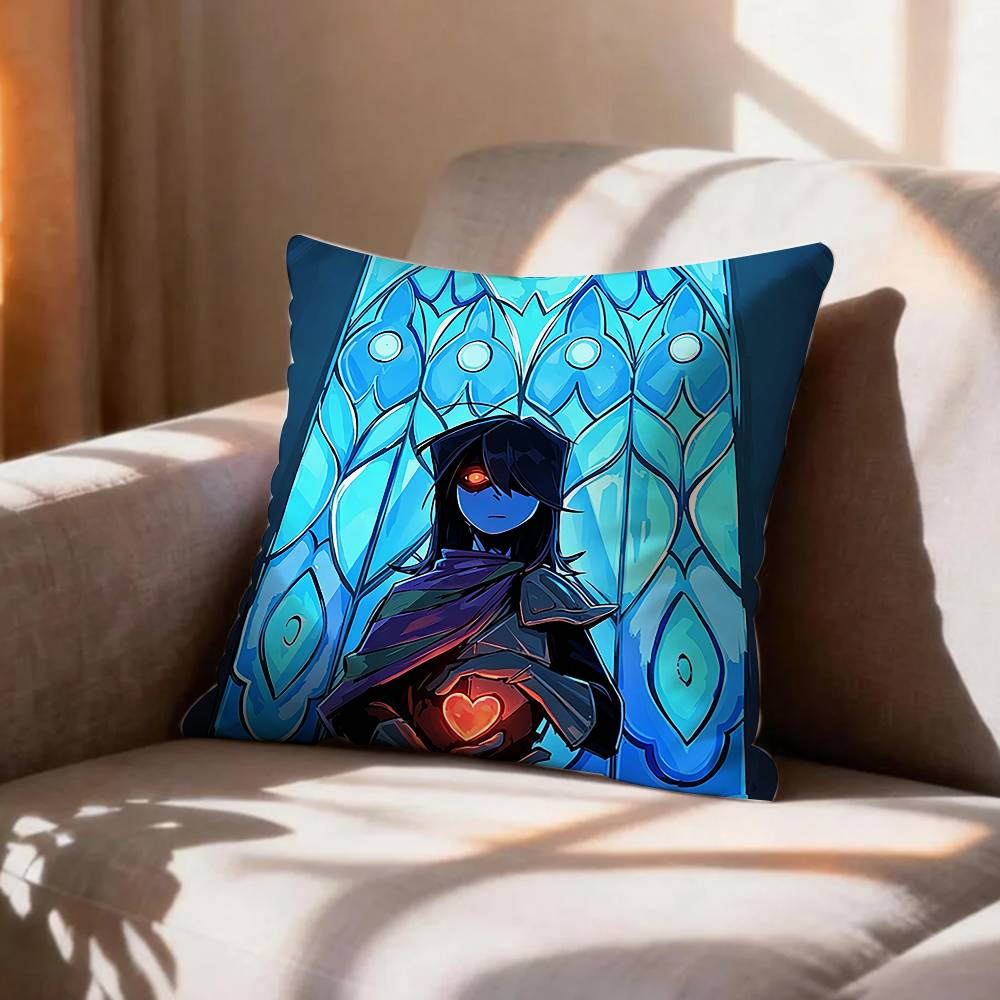 Indie Game KKris Deltarune Pillow Case Pattern Printed Pillowcase For Living Room Sofa Cushion Cover