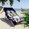 Spurs Print Beach Towel, Large Soft Quick Dry Towel for Beach Camping Swimming