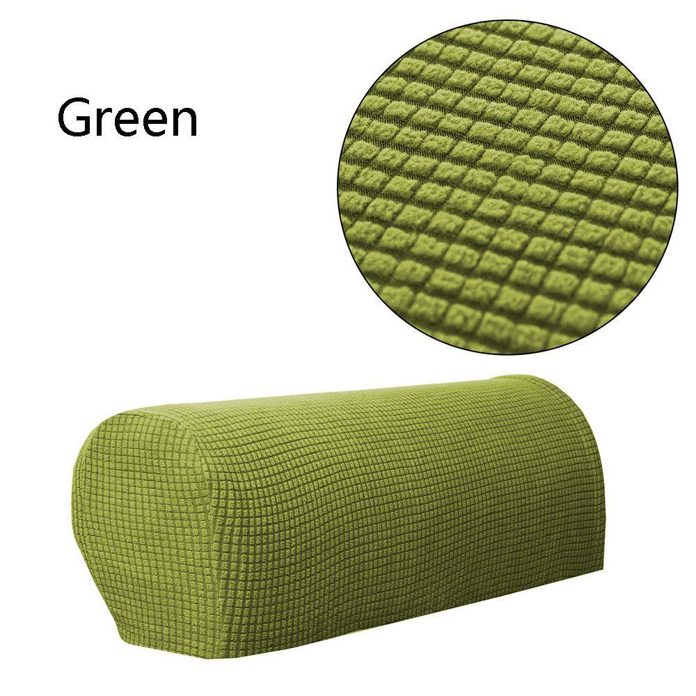 2PCS/SET New Stretchy Fleece Premium Armrest Covers Stretchy Chair Sofa Couch Arm Protector Stretch To Fit