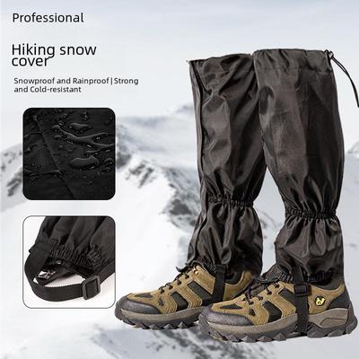 Anti-Scratch Outdoor Snow & Desert Hiking Leggings with Zipper & Velcro Sand Cover