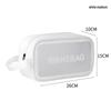 Clear PVC Waterproof Makeup & Toiletry Bag - Large Capacity Portable Organizer