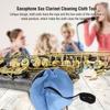 3Colors LADE Durable Saxophone Sax Clarinet Cleaning Cloth Tool for Tube Inside Clean