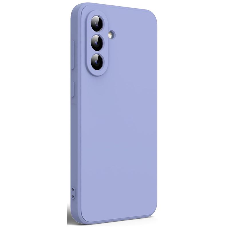 Liquid Silicone Case Full Body Camera Protect Case Cover Silicon Liquid Silicone Case Dark Purple For Samsung Galaxy A56