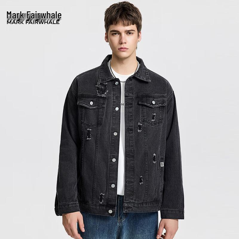 Mark Fairwhale Men's High Street Distressed Denim Jacket