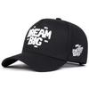 Unisex DREAM BIG Letter Embroidery Baseball Caps Spring Autumn Outdoor Adjustable Casual Hats Sunscreen Hat