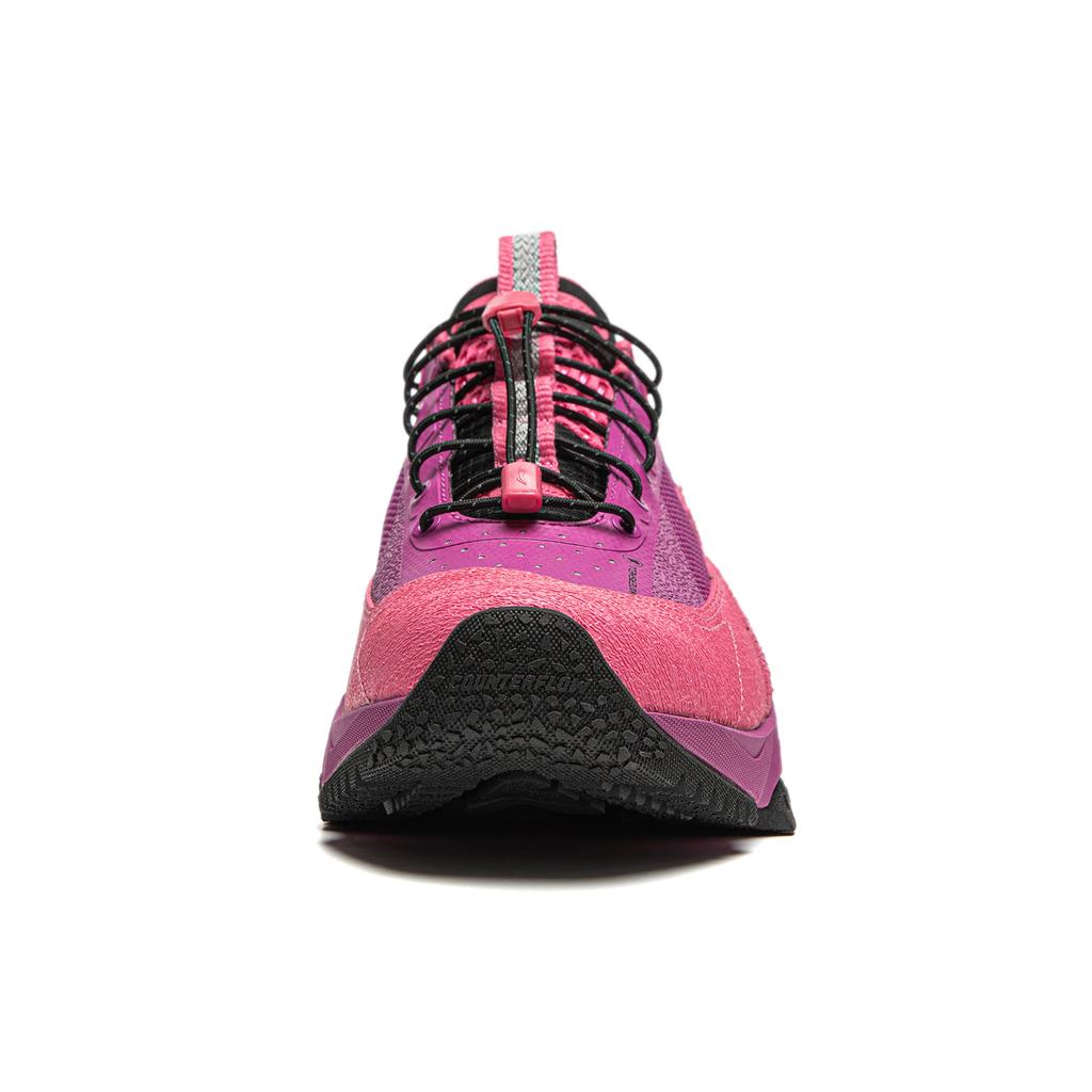 Li-Ning Pro Comfortable Simple Durable Waterproof Low-Top Lifestyle Casual Shoes Men Shoes Pink Purple AGLU151-3