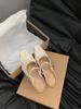 Flat-bottomed French Bag Head, Half Slippers, Fairy Shoes, Outer Wear 2025 New Summer Niche Silver Mary Jane Sandals