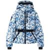 Mode 2025 Damen Ski-Serie Taillenbetonte Kapuzen-Tie-Dye-Pufferjacke Set Vielseitige Gepolsterte Oberbekleidung Perfekt zum Skifahren & für den Alltag