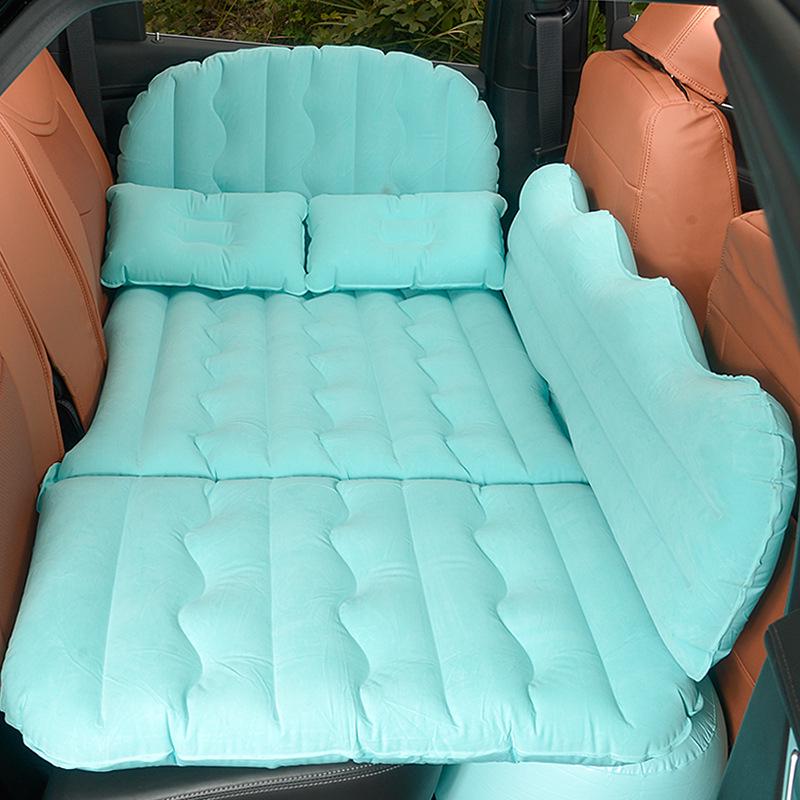 Inflatable Car Mattress for SUV and Sedan - Folding Travel Bed for Sleep and Self-Driving Tours