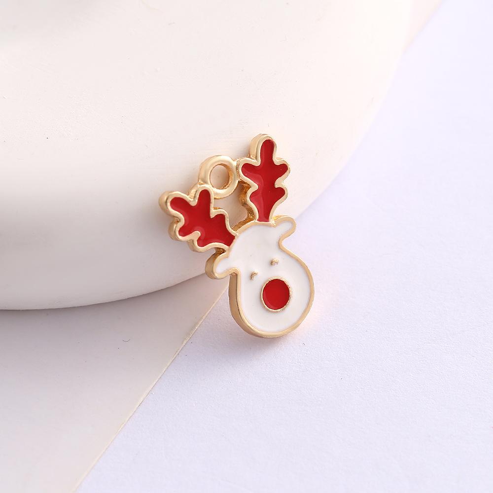 Alloy Drip Cartoon Santa Snowman Bells Diy Bracelet Pendant Pendant Accessories