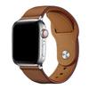 Compatible with Apple & Huawei: Retro Genuine Leather Snap-On Watch Band