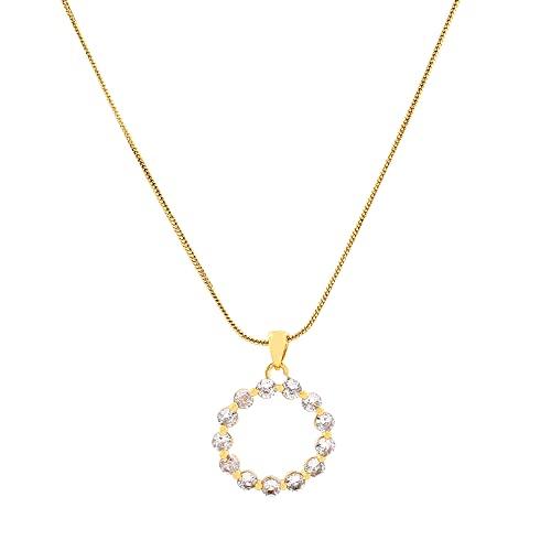 Pandantiv cu bomboane la modă Estele placat cu aur cu cristale albe fanteziste pentru femei