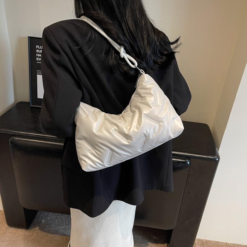 Velkokapacitní péřová taška Dámská kabelka přes rameno