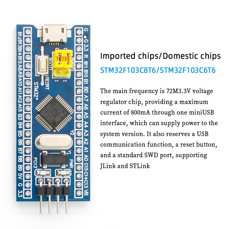 LIZAO STM32F103C8T6 ARM STM32 Minimum System Development Board, STM Module for Arduino & Embedded System Projects