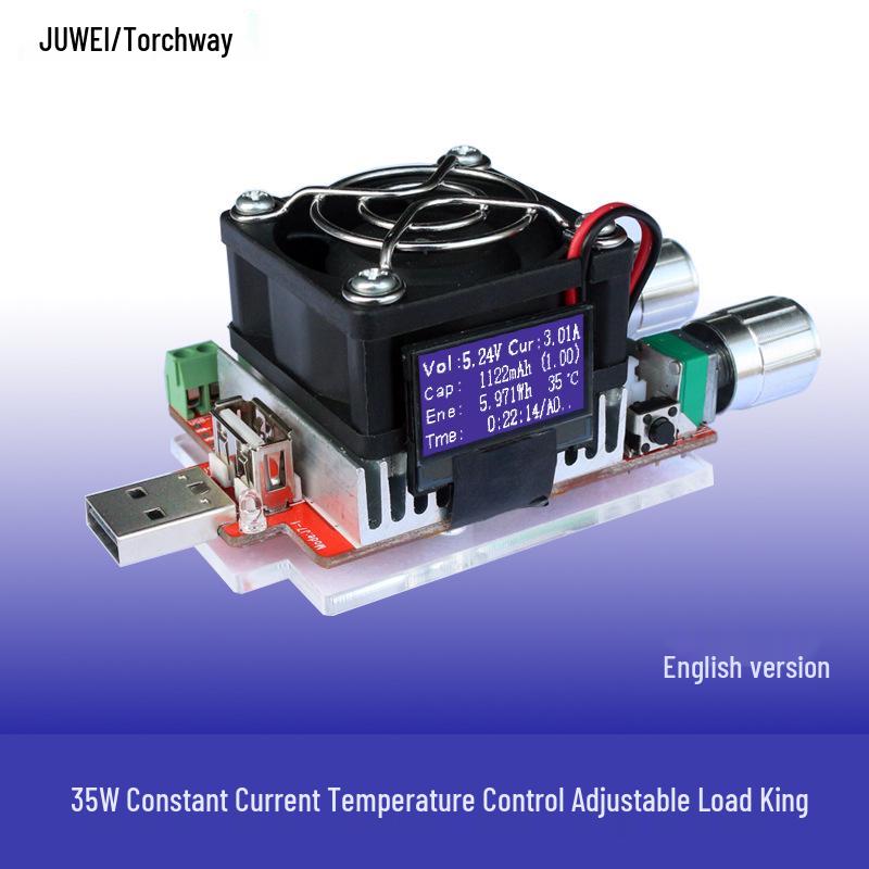 

35W USB Adjustable Constant Current Electronic Load Tester