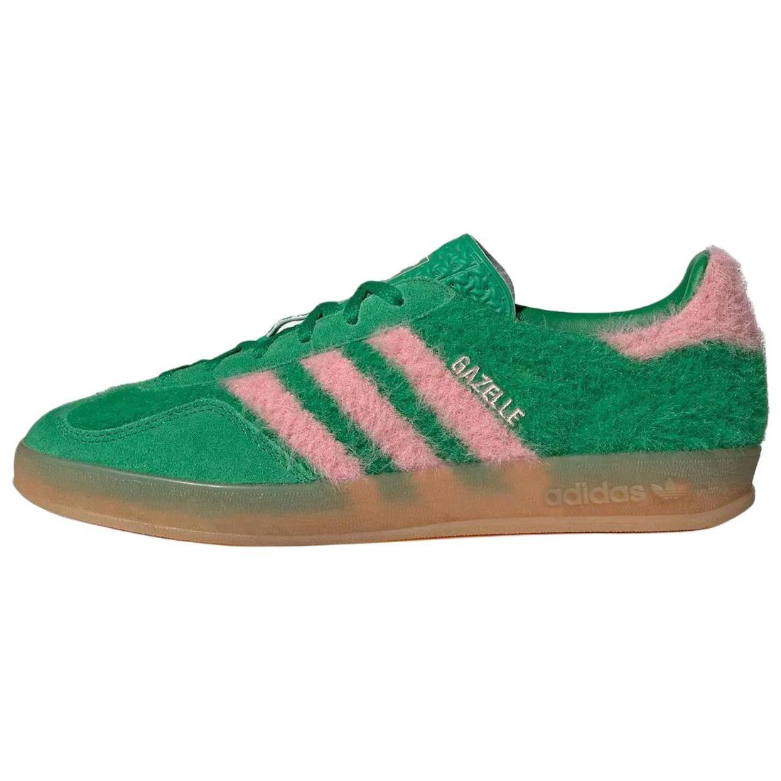 Adidas Кроссовки Gazelle Bold Green Glow Pink Женские Резина JP8342 37⅓