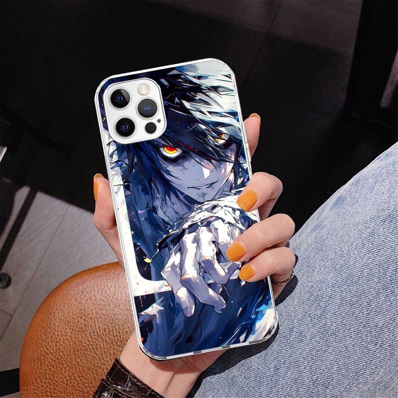 N-Note D-Death L Lawliet Phone Case For iPhone 17 Air 16 Pro Max 16E 15 + 14 Plus 11 12 13 Mini 7 8 SE Gift Print Cover Fundas