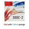 Dawei 388C-2 OX 1.2/1.5/1.8mm Table Tennis Rubber Long Pips Raw Rubber Ping Pong Rubber for Table Tennis Racket ITTF Approved