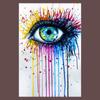 Abstract Graffiti Art Eye Tears Canvas Painting Wall Art Posters Print Wall Pictures for Living Room Bedroom Home Cuadros Decor