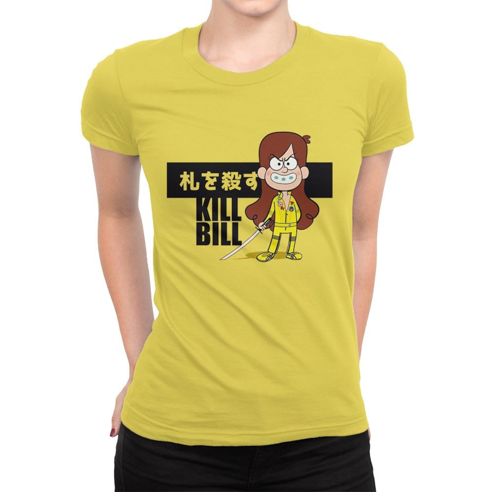 Mabel Pines Kill Bill Funny T-Shirt, Gravity Falls Shirt, Men s Women s All Sizes (pfa-213) 3XL