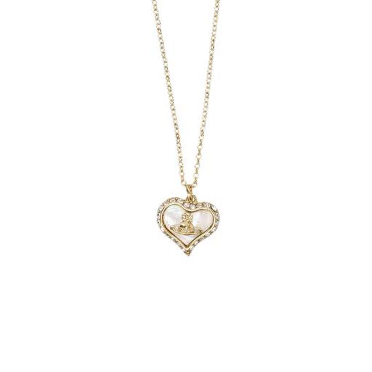 Vivienne Westwood Polished Brass Necklace Women necklaces Gold 63020103-02R782--R782 Basic Packaging-Dust Bag+Box
