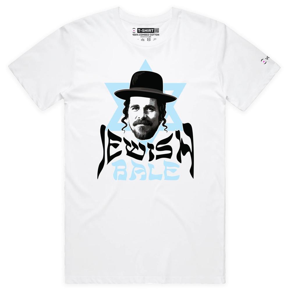 VOICEART Jewish Christian Bale Movie Star Funny T-Shirt with Premium Graphic