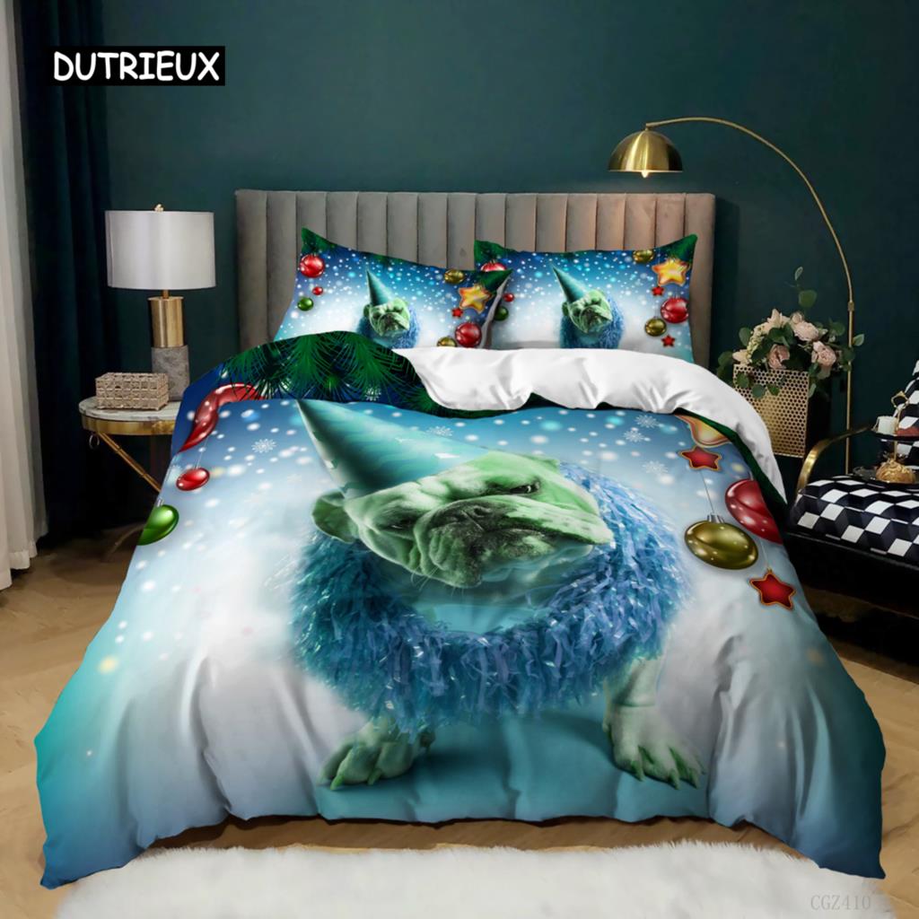 

SkinFriendly Vibrant Double Queen King Dog DJ Puppy Soft Cute Pattern Polyester Size Comforter Quilt Comforter (quilt)-EU Single(135*200cm)3pcs