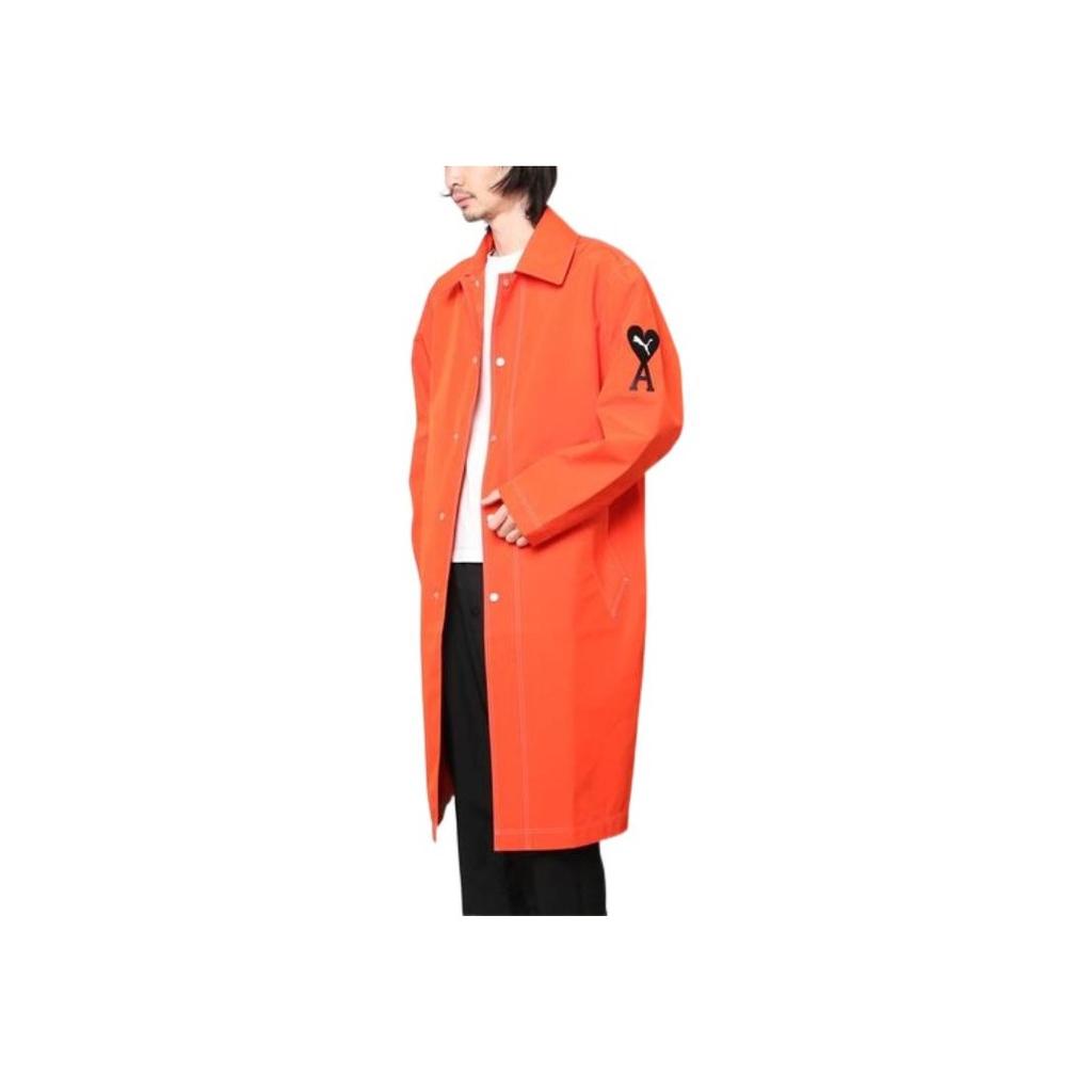 Puma X Ami W Lightweight Jacket Orange Unisex Streetwear 534072-95