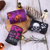 Halloween Pumpkin Skull Printed Ribbon - Halloween Party Decoration Ribbon, Colorful Strip Decoration Item, Woven Ribbon