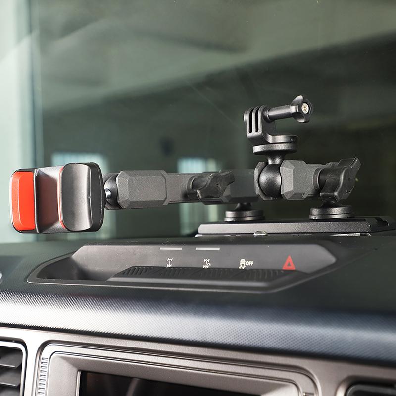 Car Center Console Slide Rail Expansion Phone Holder Bracket GPS Bracket  Fit For Ford Bronco 2021 Up Car Interior Accessories