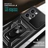 Slide Lens Protect Cover For Poco X5 Pro 5G Case RIng Holder Armor Shockproof Coque Poko Little X5 X 5 Pro X5pro Pocox5pro Funda