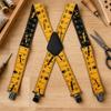 Crossing-Strap Suspenders Secure Fit Suspender Wide Straps