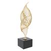 Modern Metal Sculpture Iron Luxury Abstract Art Statue Decorative Table Centerpiece Ornament for Living Room Office