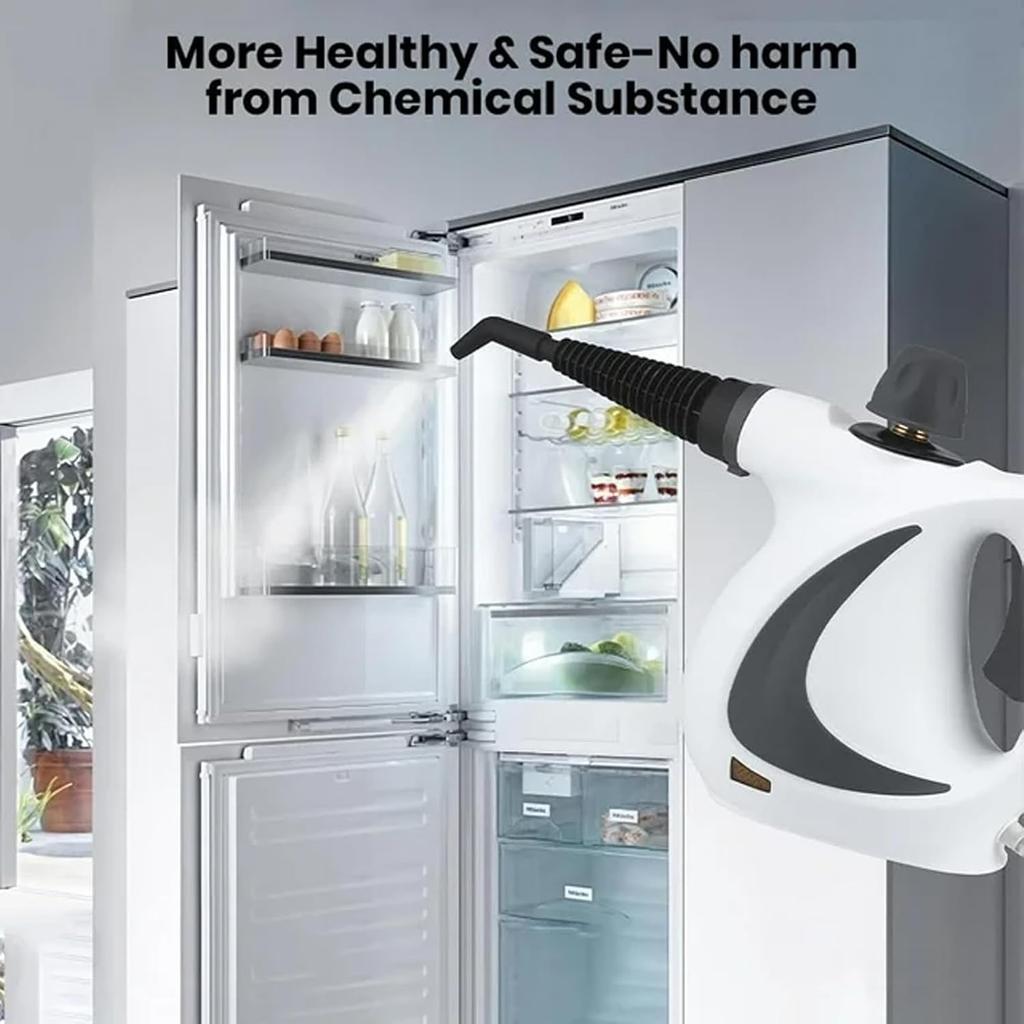 Steam Cleaner Plus Handheld, 2025 Upgrade High Pressure Steamer for Home Cleaning, Car Interior, Kitchen, Furniture,Carpet,  (1Set+1 Fiber Cloth)