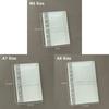 1Pcs PP Loose Leaf Notebook Cover Diagonal Small Card Photo Storage Ledger New M5 A7 A6