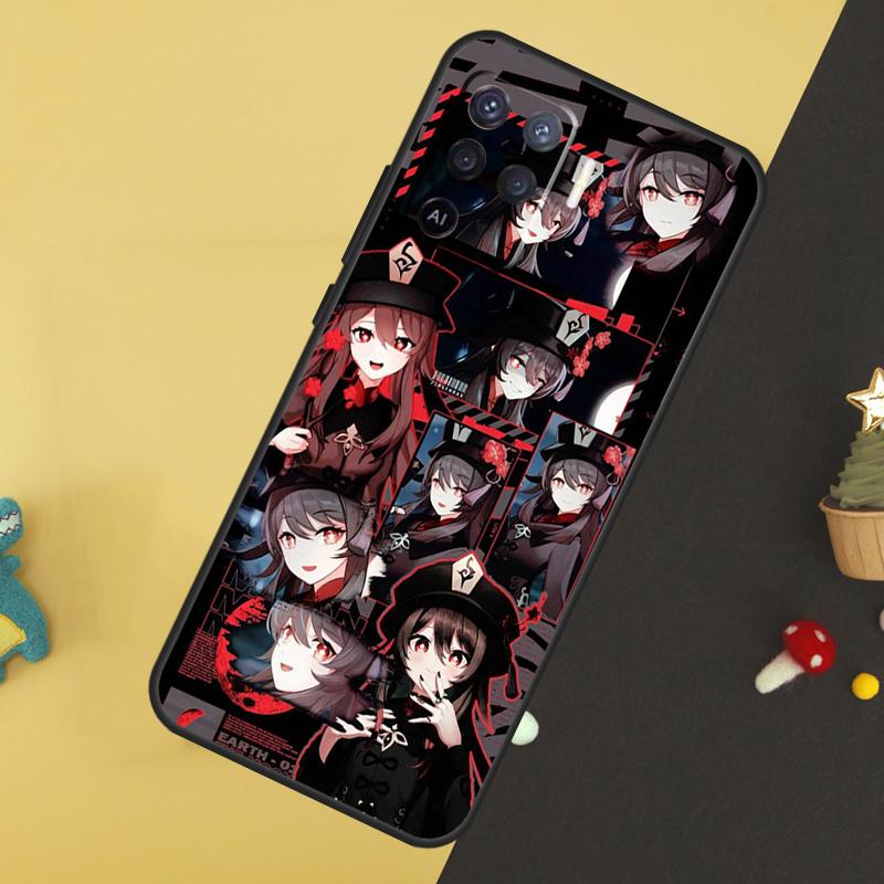 Hu Tao Genshin Impact Case For Oppo A80 A60 A40 A54 A74 A94 A18 A38 A58 A78 A98 A96 A76 A16 A15 A17 A57 A5 A6 Pro