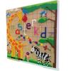 Peg Beads Wall Toy: Interactive Wooden Blocks & Wall Decoration Game for Kindergarten.