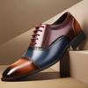 New Brogue Leather Men's Shoes - Stylish, Breathable, Versatile for Business and Weddings In Spring and Autumn