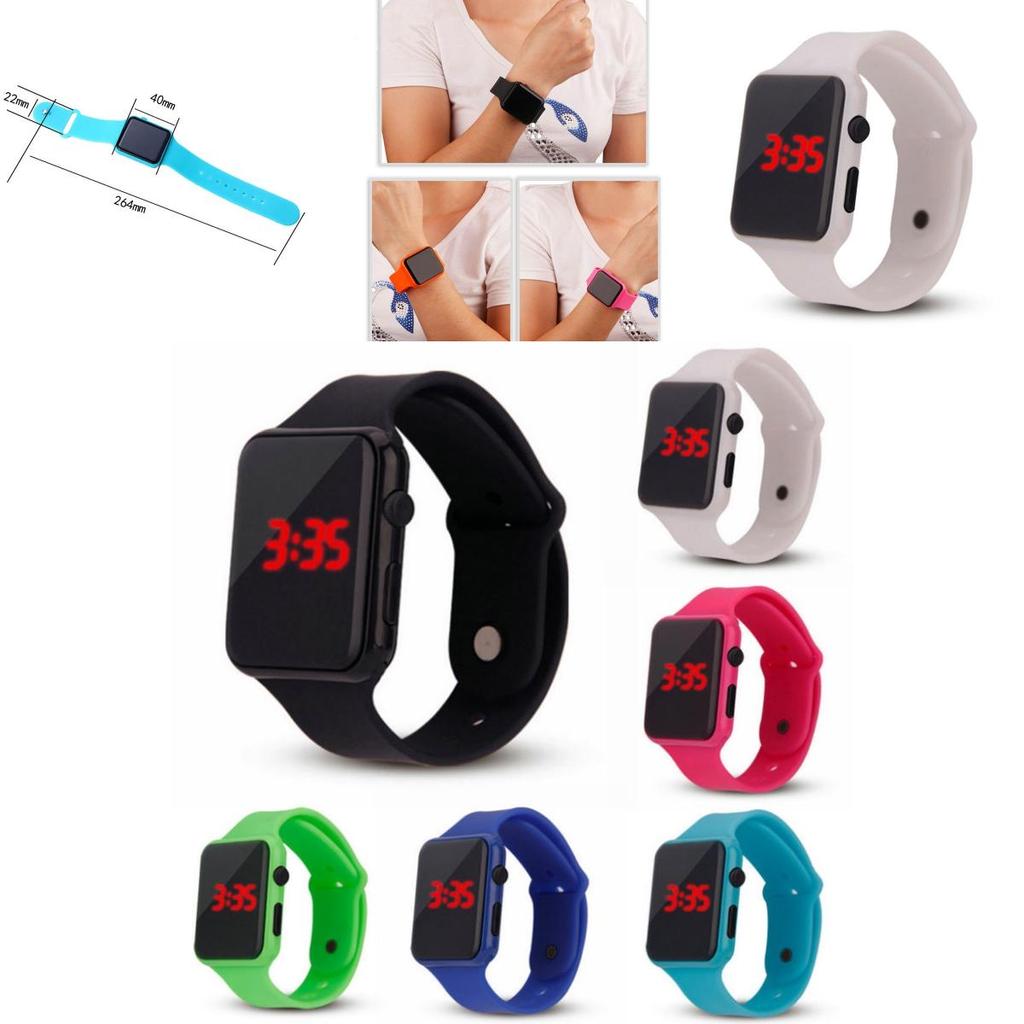 Stylish Electronic Digital Fashion Kids Waterproof Led Display Watch For All Ages
