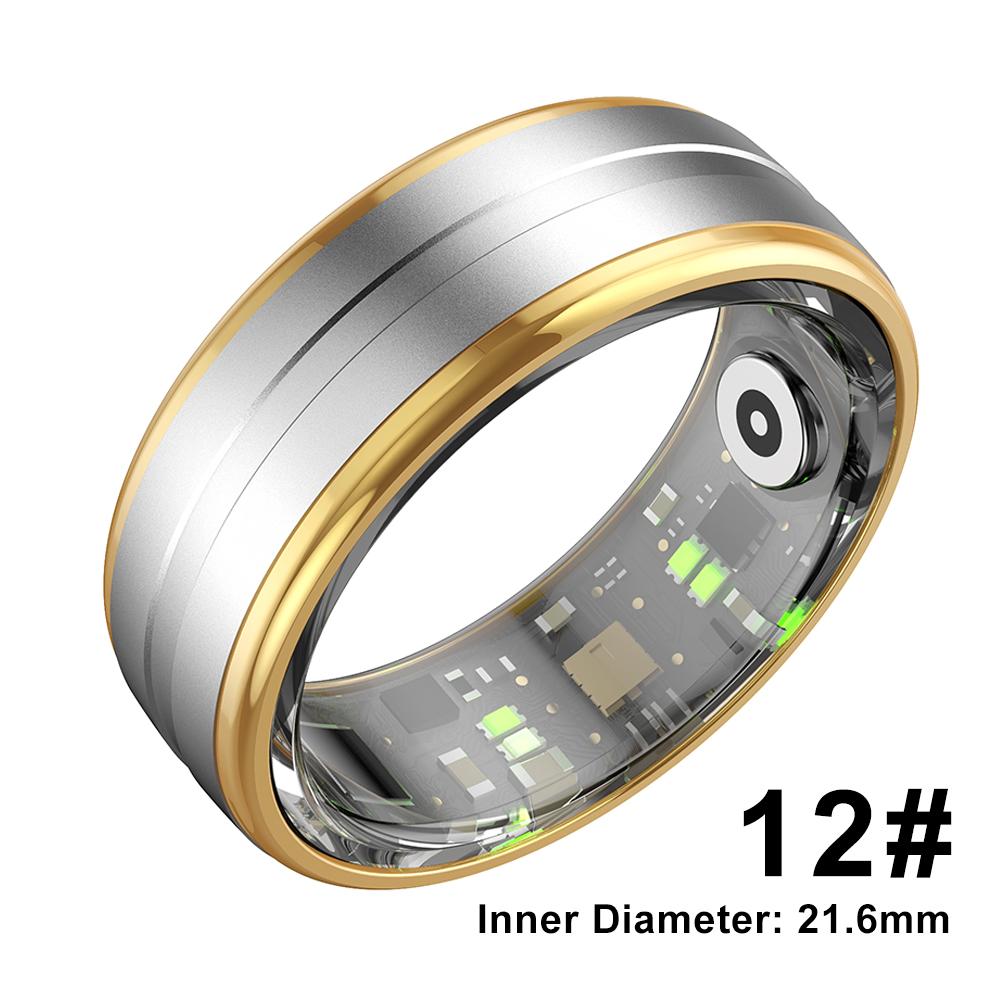 Smart Ring Multi Sport Modi Fitness Tracker 5ATM Wasserdicht Schlaf Blut Sauerstoff Herzfrequenz Überwachung Schritt Zählen Smart Ring