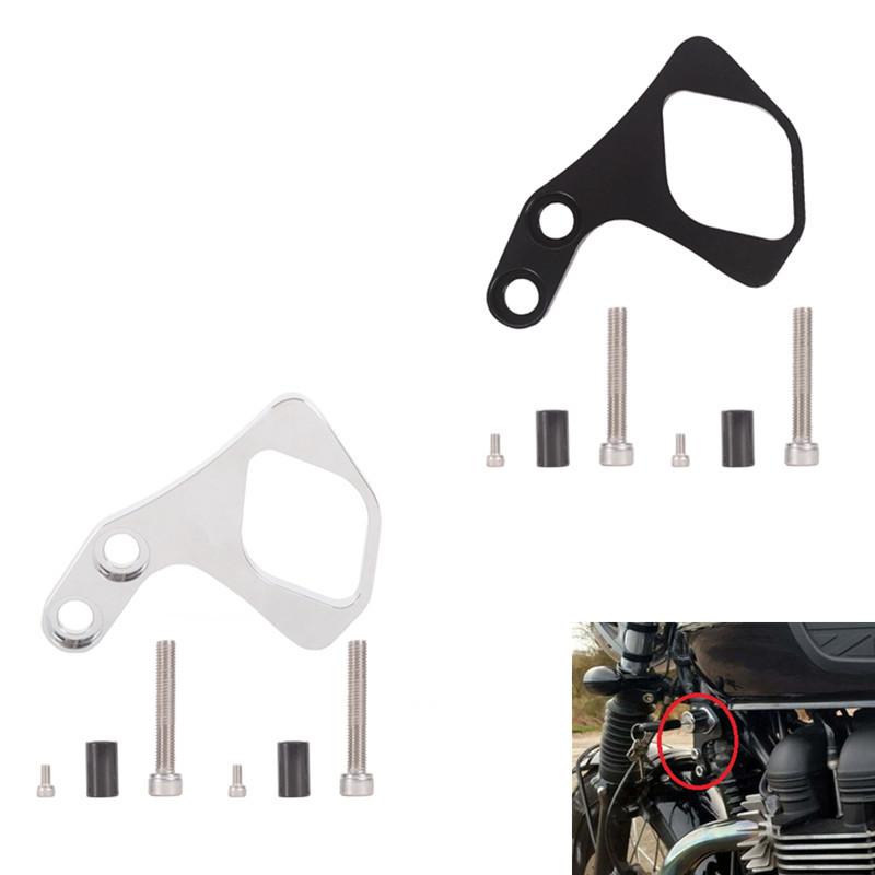 Motorcycle Left Relocation Bracket Ignition Key Accessories for Triumph Bonneville T100 / SE / Scrambler / Thruxton