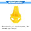 VekAuto 20pcs Bumper Clips Bumper Fender Fasteners Clips Rivet Retainers for Ho Nda CRV 2.4L 2012-2014 Nylon Yellow Retainer Fastener