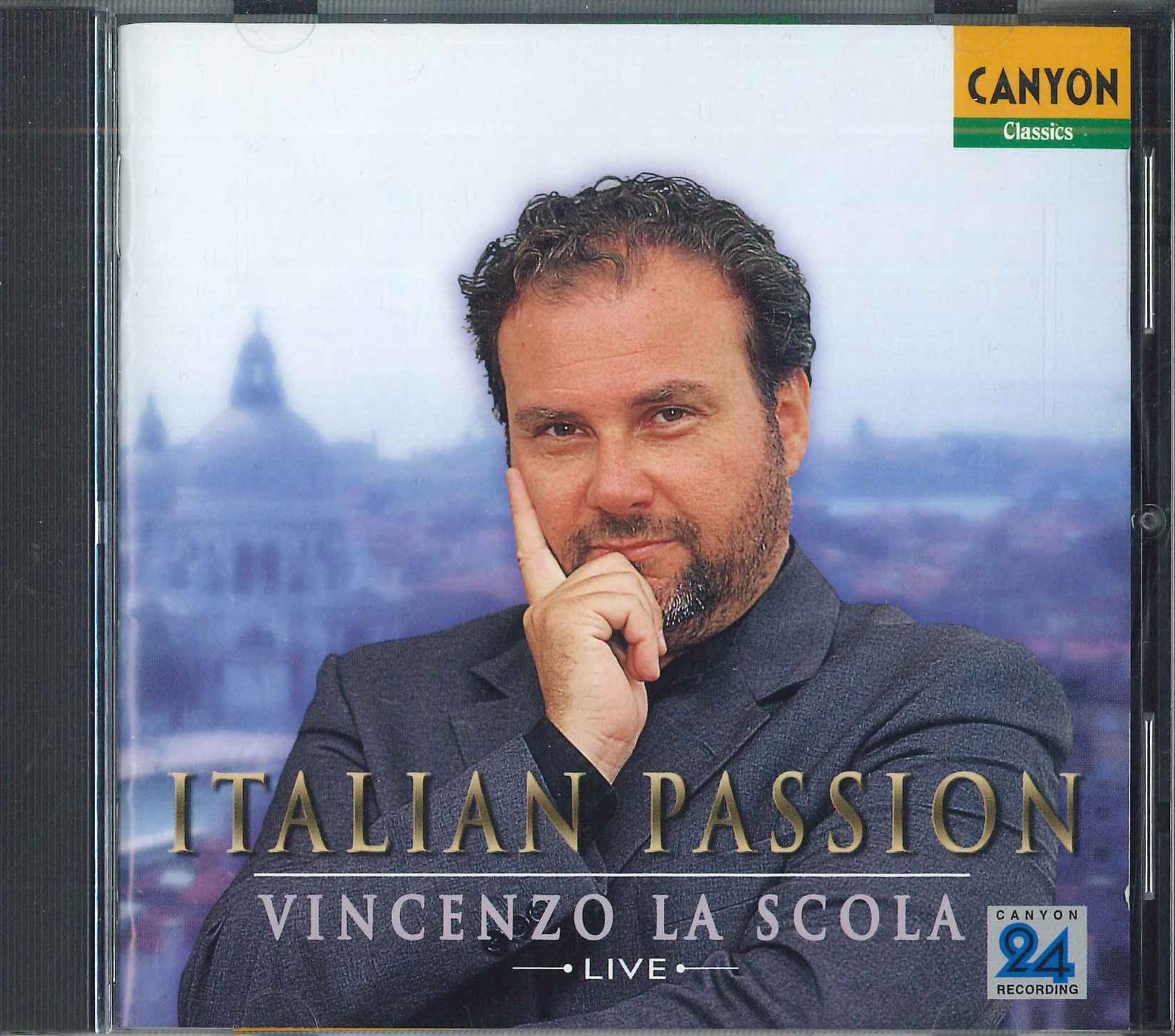 

CD VINCENZO LA SCOLA - Italian Passion PCCL00526 PONY CANYON 2001 Japan Classical Used