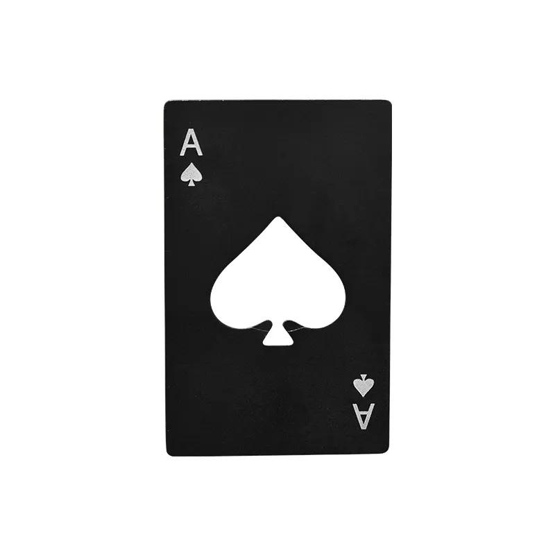 1/5/10pcs Poker Card Bottle Opener Ace of Spades Bottle Opener for Wallet and Pocket Metal Beer Opener Wedding Favors for Guests